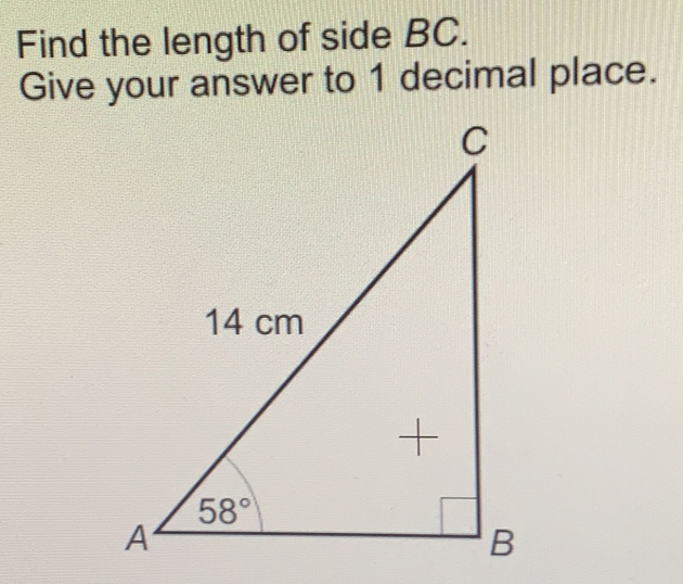 Find the length of side BC. Give your answer to 1 decimal place.